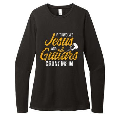 Christian Guitarist Jesus Church Worship Guitar Player Womens CVC Long Sleeve Shirt