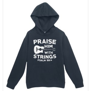 Christian Guitarist Jesus Church Worship Guitar Player Urban Pullover Hoodie