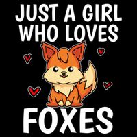Cute Gift Just A Girl Who Loves Foxes Cute Fox Costume Button