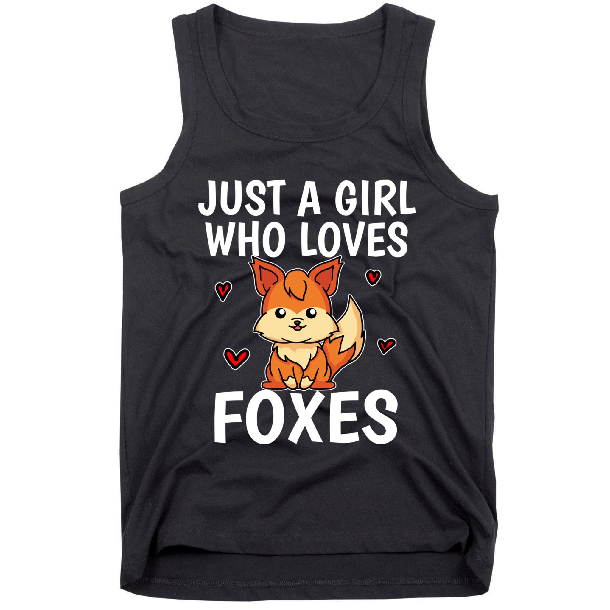 Cute Gift Just A Girl Who Loves Foxes Cute Fox Costume Tank Top