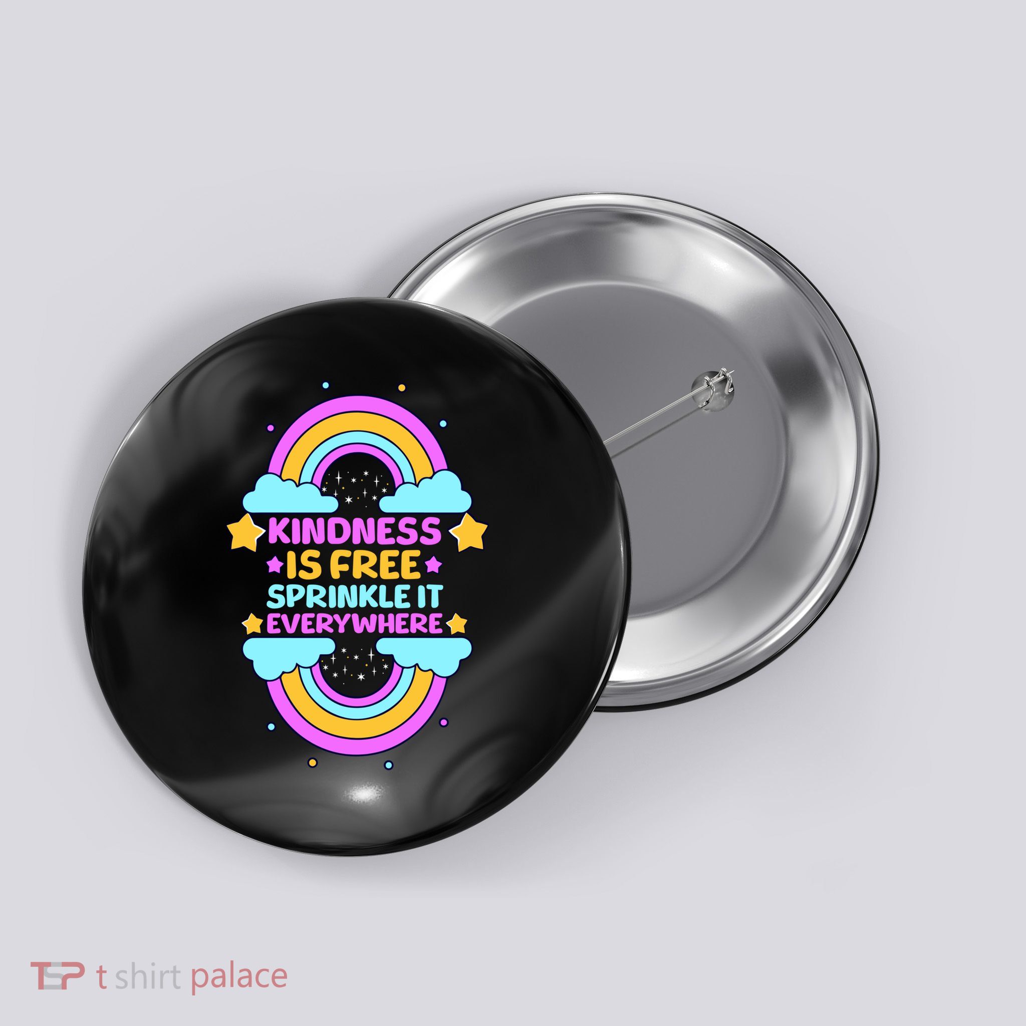 Cool Gift Kindness Is Free Sprinkle It Everywhere Positive Message  Button