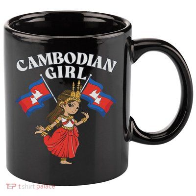 Cambodian Girl, Khmer Girl, Cambodia 11oz C Handle Ceramic Mug