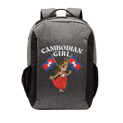 Cambodian Girl, Khmer Girl, Cambodia Vector Backpack