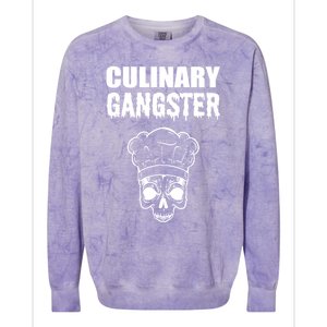 Culinary Gangster Kitchen Ager Gift Colorblast Crewneck Sweatshirt