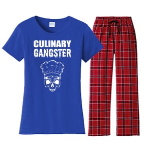 Culinary Gangster Kitchen Ager Gift Women's Flannel Pajama Set