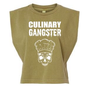 Culinary Gangster Kitchen Ager Gift Garment-Dyed Women's Muscle Tee