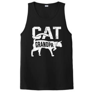 Cat Grandpa Kitten Pet Owner Meow Fathers Day PosiCharge Competitor Tank