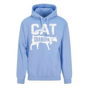 Cat Grandpa Kitten Pet Owner Meow Fathers Day Unisex Surf Hoodie