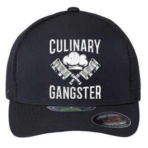 Culinary Gangster Kitchen Chef Cool Gift Flexfit Unipanel Trucker Cap