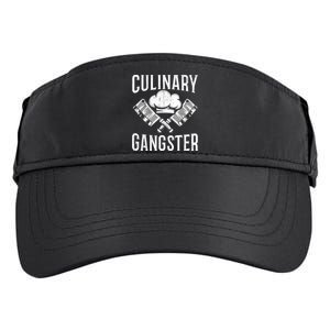 Culinary Gangster Kitchen Chef Cool Gift Adult Drive Performance Visor