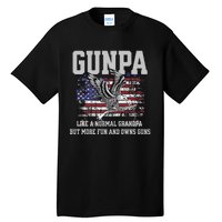 Cool Gunpa Like Normal Grandpa But Own Guns Design Tall T-Shirt