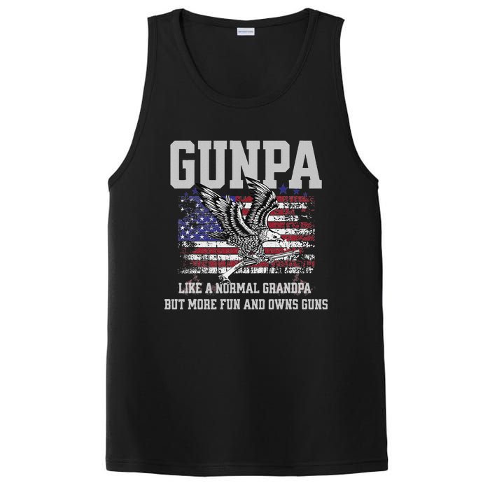 Cool Gunpa Like Normal Grandpa But Own Guns Design PosiCharge Competitor Tank