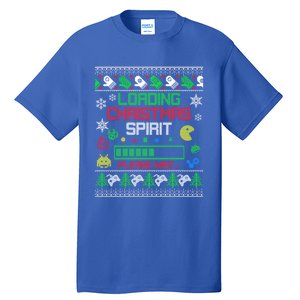 Christmas Gaming Loading Christmas Spirit For Gamer Ugly Gift Tall T-Shirt