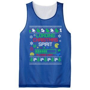 Christmas Gaming Loading Christmas Spirit For Gamer Ugly Gift Mesh Reversible Basketball Jersey Tank