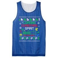 Christmas Gaming Loading Christmas Spirit For Gamer Ugly Gift Mesh Reversible Basketball Jersey Tank