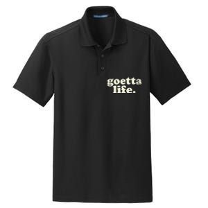 Cincinnati Goetta Life Foodie Souvenir And Gift Dry Zone Grid Polo