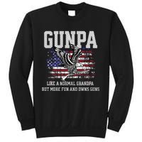 Cool Gunpa Like Normal Grandpa But Own Guns Design Gift Sweatshirt