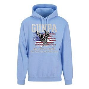 Cool Gunpa Like Normal Grandpa But Own Guns Design Gift Unisex Surf Hoodie