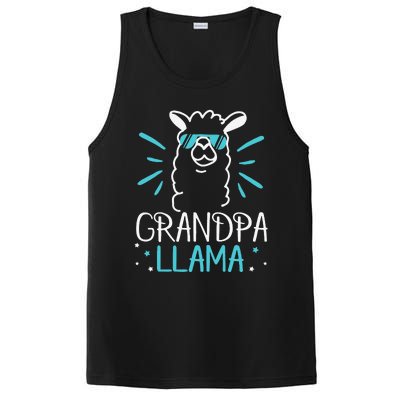 Cool Glass Llama Grandpa Llama Animals Father Parent PosiCharge Competitor Tank