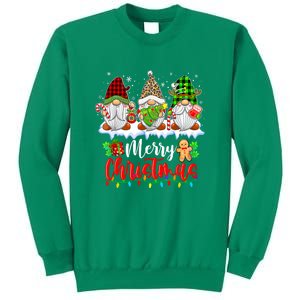 Cute Gnomes Light Family Gnome Xmas Matching Merry Christmas Gift Sweatshirt