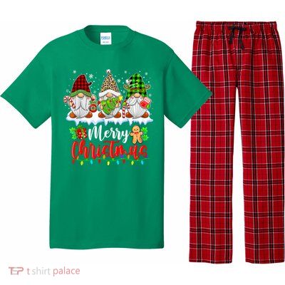 Cute Gnomes Light Family Gnome Xmas Matching Merry Christmas Gift Pajama Set