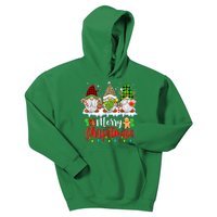 Cute Gnomes Light Family Gnome Xmas Matching Merry Christmas Gift Kids Hoodie