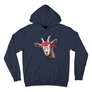 Cute Goat Lover Art For Women Girl Farm Animal Lover Hoodie