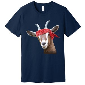 Cute Goat Lover Art For Women Girl Farm Animal Lover Premium T-Shirt