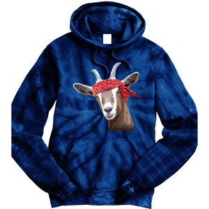 Cute Goat Lover Art For Women Girl Farm Animal Lover Tie Dye Hoodie