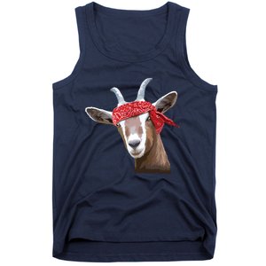 Cute Goat Lover Art For Women Girl Farm Animal Lover Tank Top