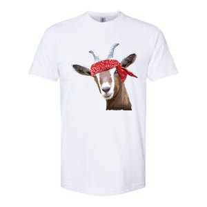 Cute Goat Lover Art For Women Girl Farm Animal Lover Softstyle CVC T-Shirt