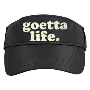 Cincinnati Goetta Life Foodie Souvenir And Gift Adult Drive Performance Visor