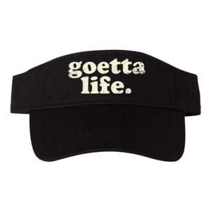 Cincinnati Goetta Life Foodie Souvenir And Gift Valucap Bio-Washed Visor