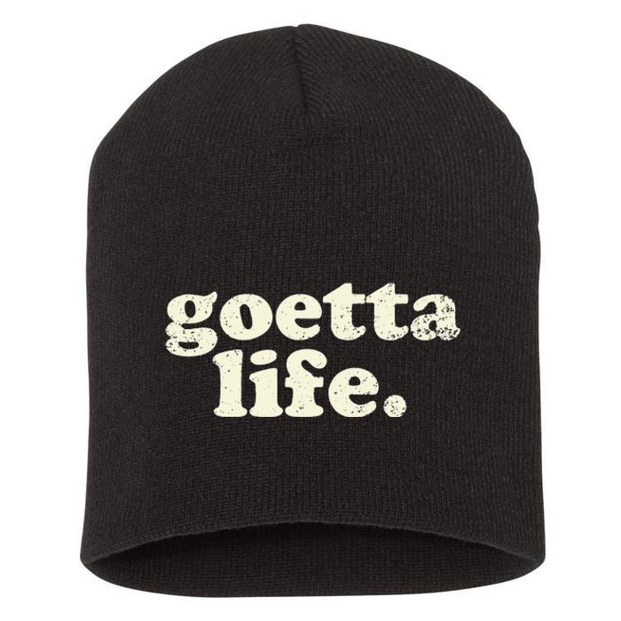 Cincinnati Goetta Life Foodie Souvenir And Gift Short Acrylic Beanie