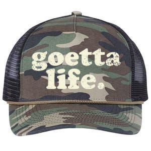 Cincinnati Goetta Life Foodie Souvenir And Gift Retro Rope Trucker Hat Cap