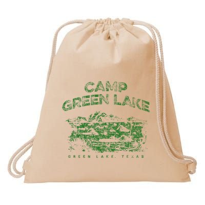 Camp Green Lake Holes Drawstring Bag