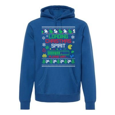 Christmas Gaming Loading Christmas Spirit For Gamer Ugly Gift Premium Hoodie