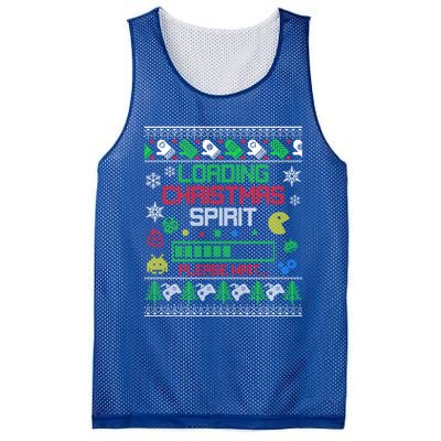 Christmas Gaming Loading Christmas Spirit For Gamer Ugly Gift Mesh Reversible Basketball Jersey Tank