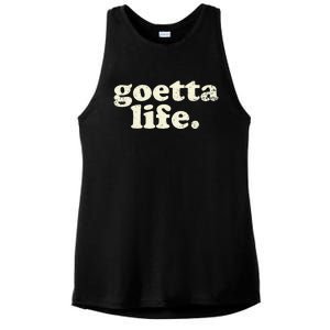 Cincinnati Goetta life foodie souvenir and gift Ladies PosiCharge Tri-Blend Wicking Tank