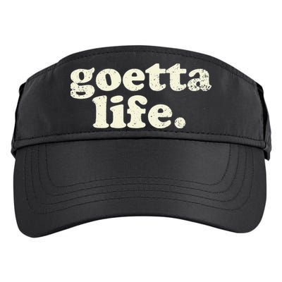 Cincinnati Goetta life foodie souvenir and gift Adult Drive Performance Visor