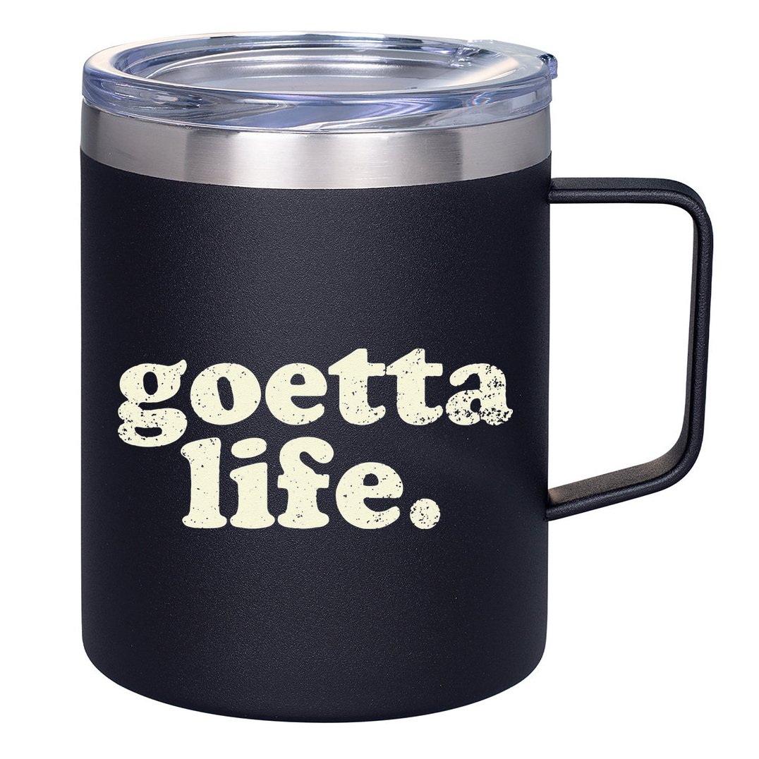 Cincinnati Goetta life foodie souvenir and gift 12oz Stainless Steel Coffee Mug