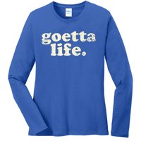 Cincinnati Goetta life foodie souvenir and gift Ladies Long Sleeve Shirt