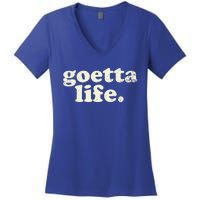 Cincinnati Goetta life foodie souvenir and gift Women's V-Neck T-Shirt