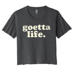 Cincinnati Goetta life foodie souvenir and gift Women's Crop Top Tee