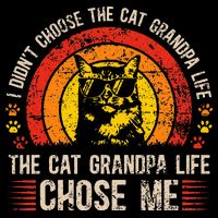Cat Grandpa Life Cat Lover Grandpa Cat Grandfather Backpack