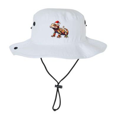 Crested Gecko Lizard Christmas Hat Xmas Bucket Hat