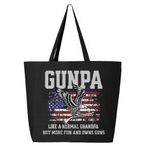 Cool Gunpa Like Normal Grandpa But Own Guns 25L Jumbo Tote