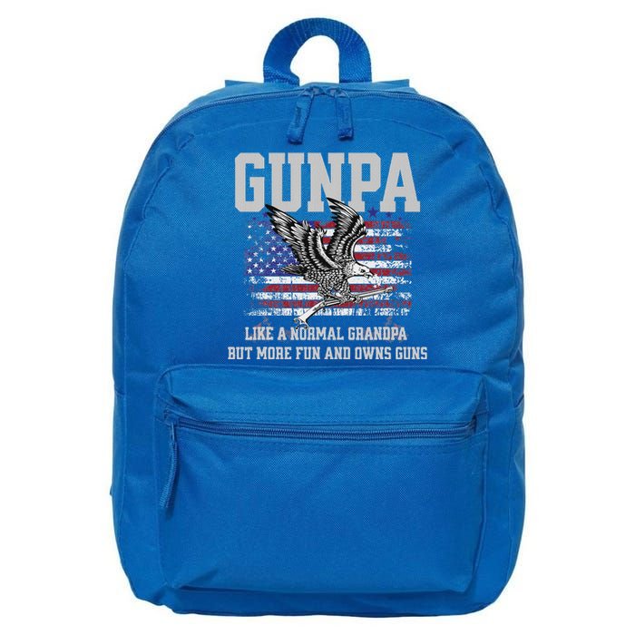 Cool Gunpa Like Normal Grandpa But Own Guns 16 in Basic Backpack