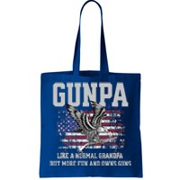 Cool Gunpa Like Normal Grandpa But Own Guns Tote Bag