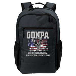 Cool Gunpa Like Normal Grandpa But Own Guns Daily Commute Backpack